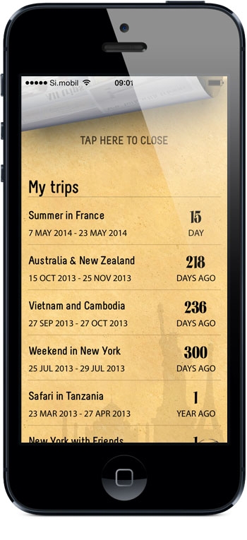 My trips Trips in TripRider
